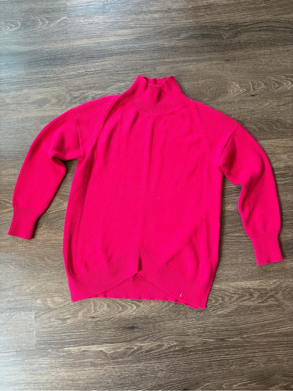 Maeve Anthropologie Pink Mock Neck Sweater XS Soft Knit Pullover Cozy Top